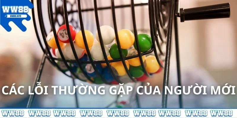 Những sai sót phổ biến người mới thường mắc phải