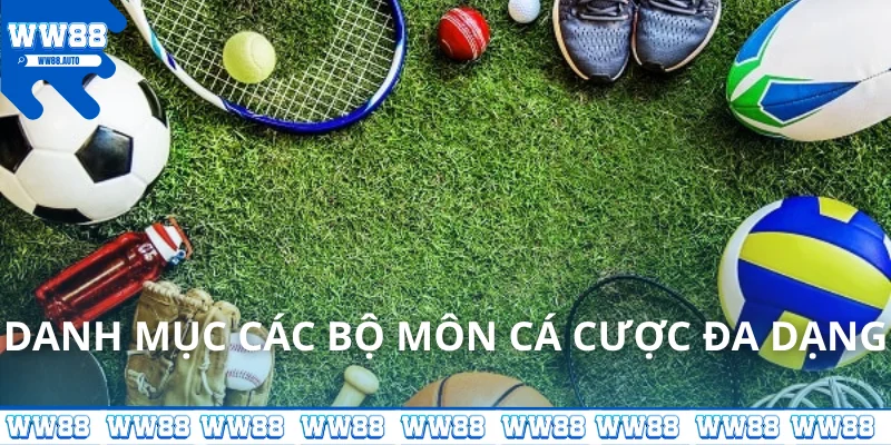 Danh mục các bộ môn cá cược đa dạng