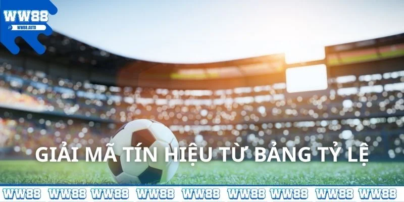 Cách chơi kèo Châu Âu - giải mã tín hiệu từ bảng tỷ lệ